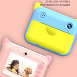 Instant Camera No Ink Digital Cameras Lightweight Printing Picture Toys Pink