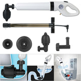 Manual Pneumatic Dredge Tools High Pressure Pump Cleaner 1 Set Sewer Dredge Clogged Toilet Plungers Air Drain Cleaner
