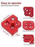 Woodworking Round Chamfer Template / T Corner Gauge Trimming hine Wood Edge Jig Locator Fillet Arc Tool Kit