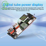 QC3.0 3S 4S 5S 65W 100W Bank Double C Port Two way Fast Charge Mobile Power Module 18650 Charging Temperature Protection