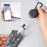 Easy-pull Card Heavy Duty Retractable Id Badge Holder with Stainless Steel Reel Vertical Lanyard for Easy