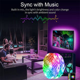 Wall Led Light Tape Strips Rgb 5050 Smart Wifi Usb Ribbon 20 Meters Ice String Colorful Children Into The Room