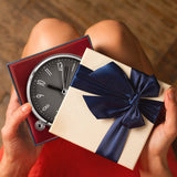 Non Ticking Alarm Clock,4 Inch Silent Bedside Clock Heavy Sleepers, Battery Operated Analogue Clock, for Home Office