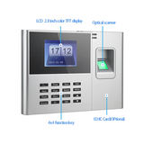 Biometric Fingerprint Password hine Employee Checking-in Recorder 2.8" LCD Screen Time Attendance Clock US Plug