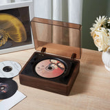 Record Player, Retro Mini Birthday Party Portable Bluetooth Speaker with Black Vinyl Sound and Built-in CD Player New