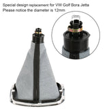 New 5 Speed Gear Shift Knob Gaitor Boot Black PU Leather Replacement for VW Golf Bora Jetta GTi 4 1999-2004
