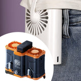 10000mAh Waist Personal Practical Low Noise Lightweight Rechargeable Coog Fan for Farm Cycg Backpacking Hiking
