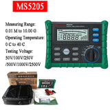 Portable High Quality Megger High Precision Digital MS5205 Insulation Tester Megger MegOhm Meter DC250/500/1000/2500V AC750V