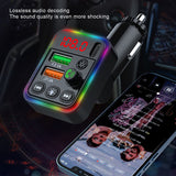 P19 2 Ports USB 12V Quick Charge Fast Car Cigarette Lighter For Samsung Huawei Xiaomi iphone Charger Audio Receiver