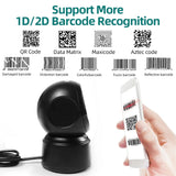 High-speed Barcode Image Platform Desktop Scanner 1D 2D QR Code Reader USB Omnidirectional