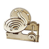 3D Wooden Puzzle Marble Run Rotating Track Mechanical Gears Constructor Engineering Kits For Adults Teens Kids Toy Gift 16 X 12