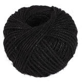 50m String Rope for Crafts Scrapbooking Gardening - Black