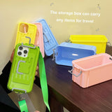 Mobile with Tpu Material Phone Protective Storage Case for Iphone13/14/15 Impact-resistant Box Shape