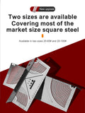 1pc Square Tube Rounded Corner Ruler 90 Degree Multifunctional Drawing Flex Angle Arc Tool Marking Gauge