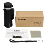 SV42 8x42 compass ranging single tube telescope waterproof hot selling