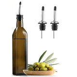 Aoresac 24 Packs Alcohol Stainless Steal Liquor Bottle Dispensers Speed Pourers for Spirits Bottles