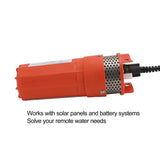 DC24V Solar Submersible Water Pump 230ft Lift 6.5L Deep Well Water Pump for Irrigation Pond