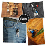Keyring Titanium Quick Release Keychain Convenient Accessory Gift Men Key Chain Holder For Bag Belt & Car