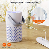 1pc, Mini Portable Air Purifier, Portable High Efficiency Air Purifier For Travel, Helps Alleviate Allergies, Eliminates Smoke