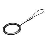 Universal Detachable Mobile Phone Case Finger Metal Ring Loop Hand Wrist Lanyard Strap Hanging Rope Keychains Anti-lost Straps