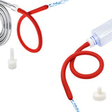 50cm Enema Cleaning Silicone Nozzle Washing Cleaner Douche Shower Tube Anal Wash Bidet Soft Hose