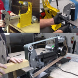 Belt D-Backing Plate For 2X72 Inch Knife Making Grinder With Bolt Axles