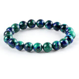 Natural Azurite Phoenix Turquoise Bead Bracelet