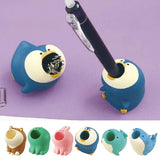 Shape Cute Adorable Pen Holder Set Dinosaur Dolphin Penguin Resin Pencil Organizer Desk for Students