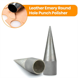 Emery Round Hole Polisher Grinder 3-16MM DIY Leather Edge Sharpener Punch Manual Polishing Tool