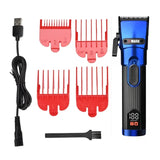 NEW Professional Trimmer for Men WMARK NG-121 7000RPM/6500 RPM Hair Rechargeable Clipper with LED Display