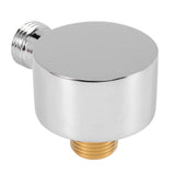 Supply Elbow,Brass Round Wall Mount Shower Hose Connector Accessories G1/2Inch Water Outlet for Shower-Sier
