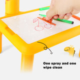 LED Projector Drawing Tablet With Singing Function For Children's Painting Tools Electronics Writing Board Kids Educational Toy