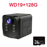 WD19 1080P 160° Wide Angle Camera with Night Vision Motion Detection Video Recorder for Home Security Mini Wifi Cameras