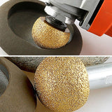 Brazing Diamond Mushroom Polishing Cone Head Pebble Cobblestone Marble Abrasive Tools Inner Circle wer Pot Arc Grinding