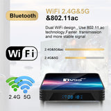 TV98 Android 12.1 TV Allwinner H313 Quad Core 2GB 16GB 2.4G 5.8G Dual WIFI UHD AV1 4K Youtube Media Player Set Top Box
