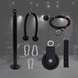Fiess DIY Cable System Heavy Duty Pulldown and Lift Pulley Workout Equipment for Forearm Shoulder