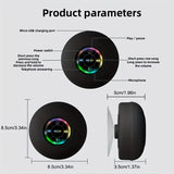 Portable Bluetooth Audio Ipx4 Waterproof Led Lights Bathroom Outdoor Large Suction Cup Can Be Adsorbed Wall Speaker