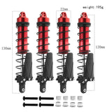 4PCS Metal 120Mm Shock Absorber Oil Damper For 1/10 RC Crawler Car Axial SCX10 AXI03007 RBX10 D90 TRX4 Replacement Parts