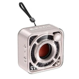 Transparent small square wireless Bluetooth speaker retro cartoon handheld card insertion 5.1 USB Type-C charging