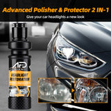 120ml Car Restoration Polishing Kits Headlamp Scratch Remover Cleaning Paste Remove Oxidation Headlight Polish Liquid