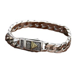 S925 Hip Hop Tank Chain Cuban Bracelet