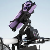 Safe Riding Mount Stable Four-sided Buckle Design Bike Phone Holder Hands-free for Cycg