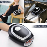 Electric Heat Air Compression Massage Tool for Palm, Finger, and Acupoint. For Arthritis Pain Relief and Hand Beauty