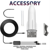 Indoor And Outdoor Digital TV Rocket Barrel HDTV DVB-T2 ATSC Home Ground Wave Antenna