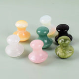 Rose Quartz Jade Stone Massager Paddestoel Vorm Facial Eye Care Afslanken Tool Acupunctuur Massage Schraper Gua Sha Spa Therapie