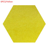 Acoustic Panel 6PCS Soundproofing Wall Stickers Home Studio Noise Insulation Deco Door Bedroom Sound-Absorbing Accessories