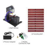 350W Mini Belt Electric Sanding Polishing Dry & Wet Grinding Sander Grinder Small Sand-belt hine
