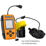 100M Detector - 45 Degrees Sonar Coverage Echo Sounder Alarm Transducer for Underwater Fish Finders in Lake and Sea Fishing