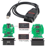 OBD2 Diagnostic Tools Commander 1.4 VAG K+CAN OBDII Scanner for VW AUDI With FT232RL PIC18F25K80 Code Reader Car Accessories