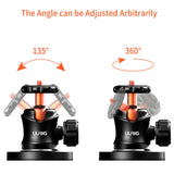 Magnet Camera Mount Ball Head for GoPro Hero 9 Black 8/7/6/5 Metal Car Magnetic Mount with 360 Rotation Ball Head for Car